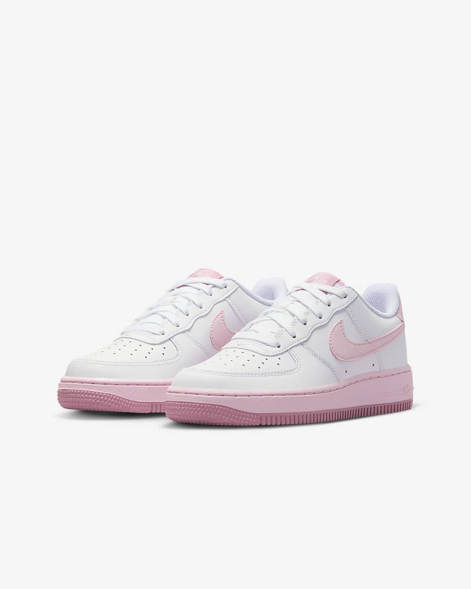 Nike air force white psychic pink best sale